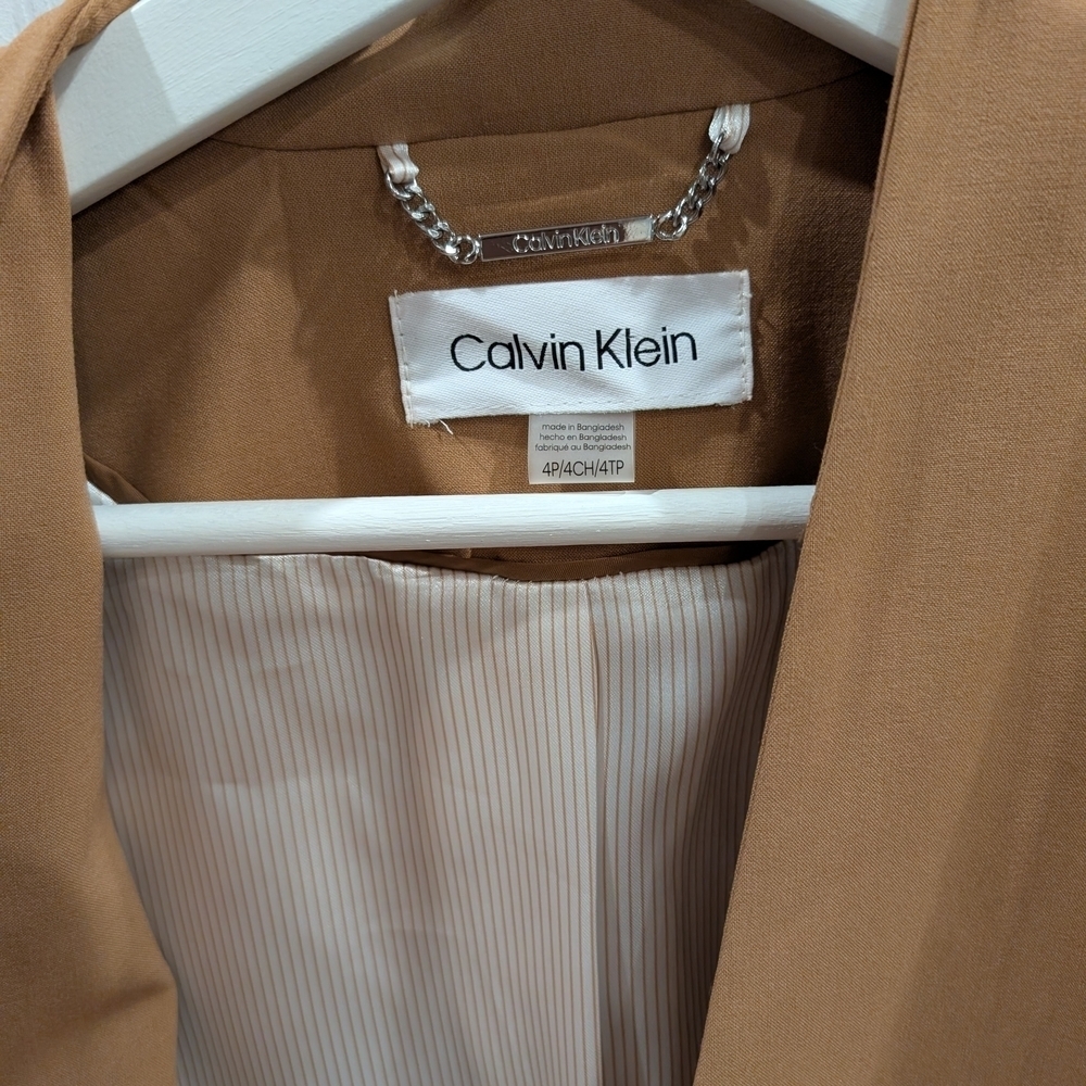 Calvin Klein Camel Women's Blazer - Picture 5 of 8